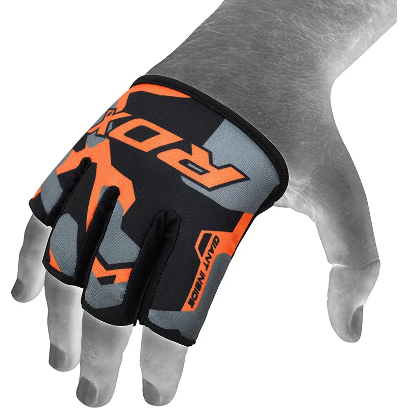 RDX 4O Orange Camo Weight Lifting Grip