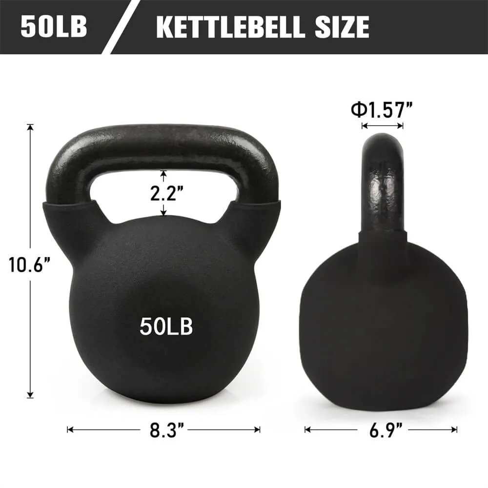 RitFit Neoprene Kettlebell 20-50 lbs Kettlebell