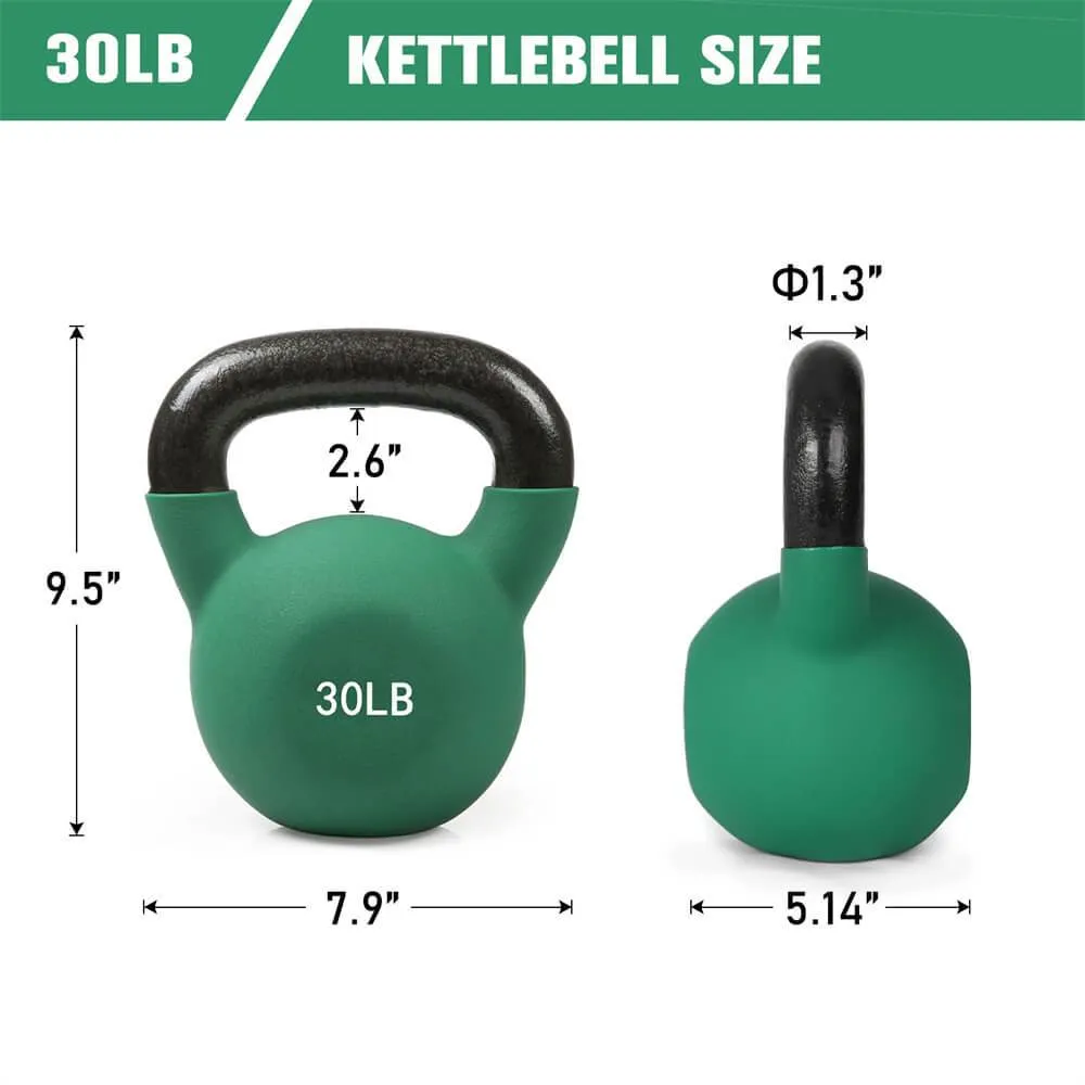 RitFit Neoprene Kettlebell 20-50 lbs Kettlebell