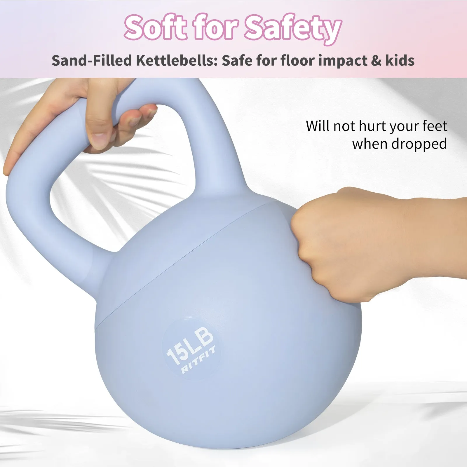 RitFit Soft Kettlebell 10-15 Lbs Kettlebell