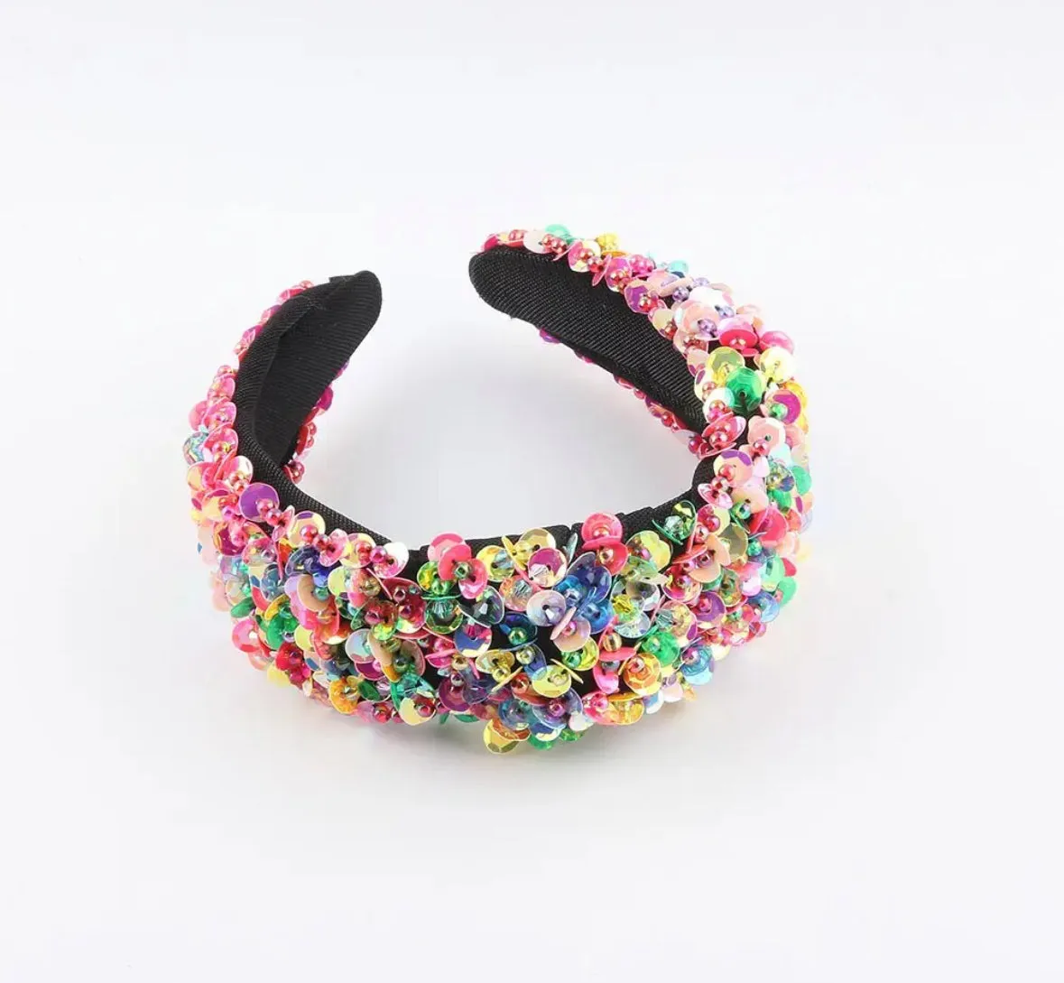 Sequin Knot Headband