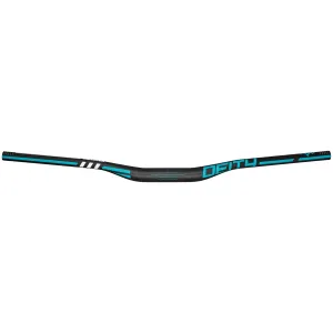 Skywire 35 Handlebar: 15mm Rise, 800mm Width, 35mm Clamp, Black w/Turquoise