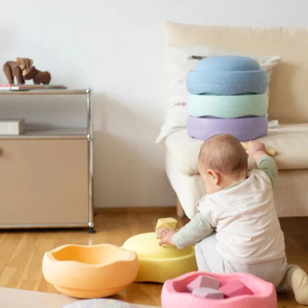 Stapelstein  classic rainbow or  pastel Set of  Stepping Stones