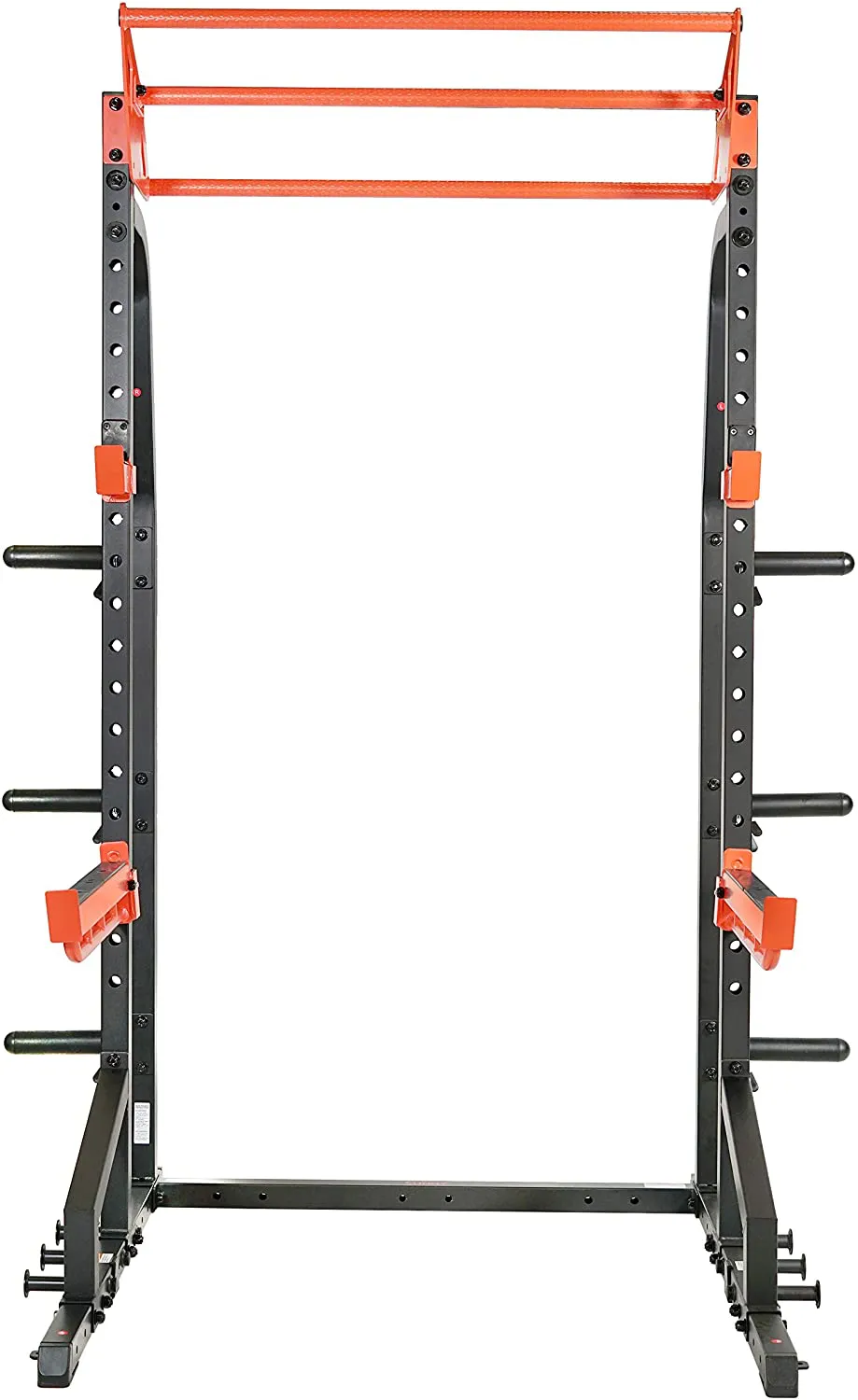 Sunny Health & Fitness Power Zone Half Rack Heavy Duty Performance Power Cage