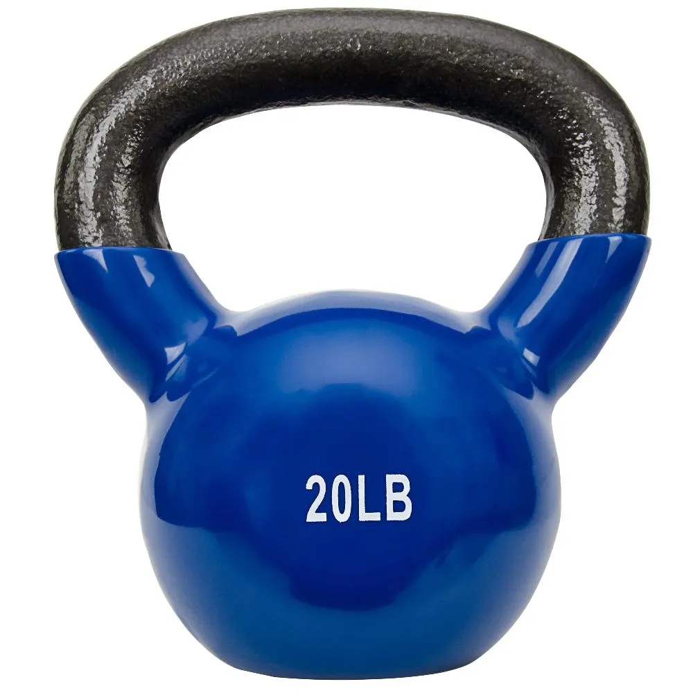 Sunny Strength™ Vinyl Coated Kettle Bells 5 - 25 lbs