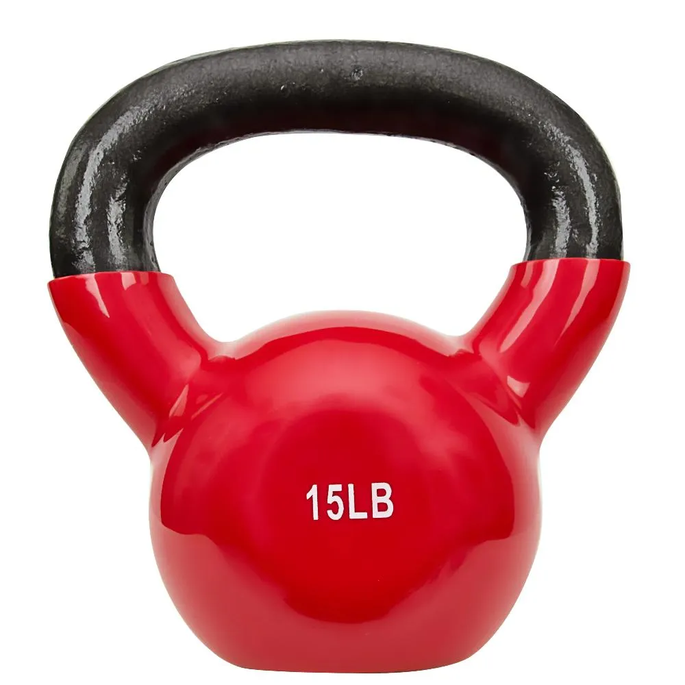 Sunny Strength™ Vinyl Coated Kettle Bells 5 - 25 lbs