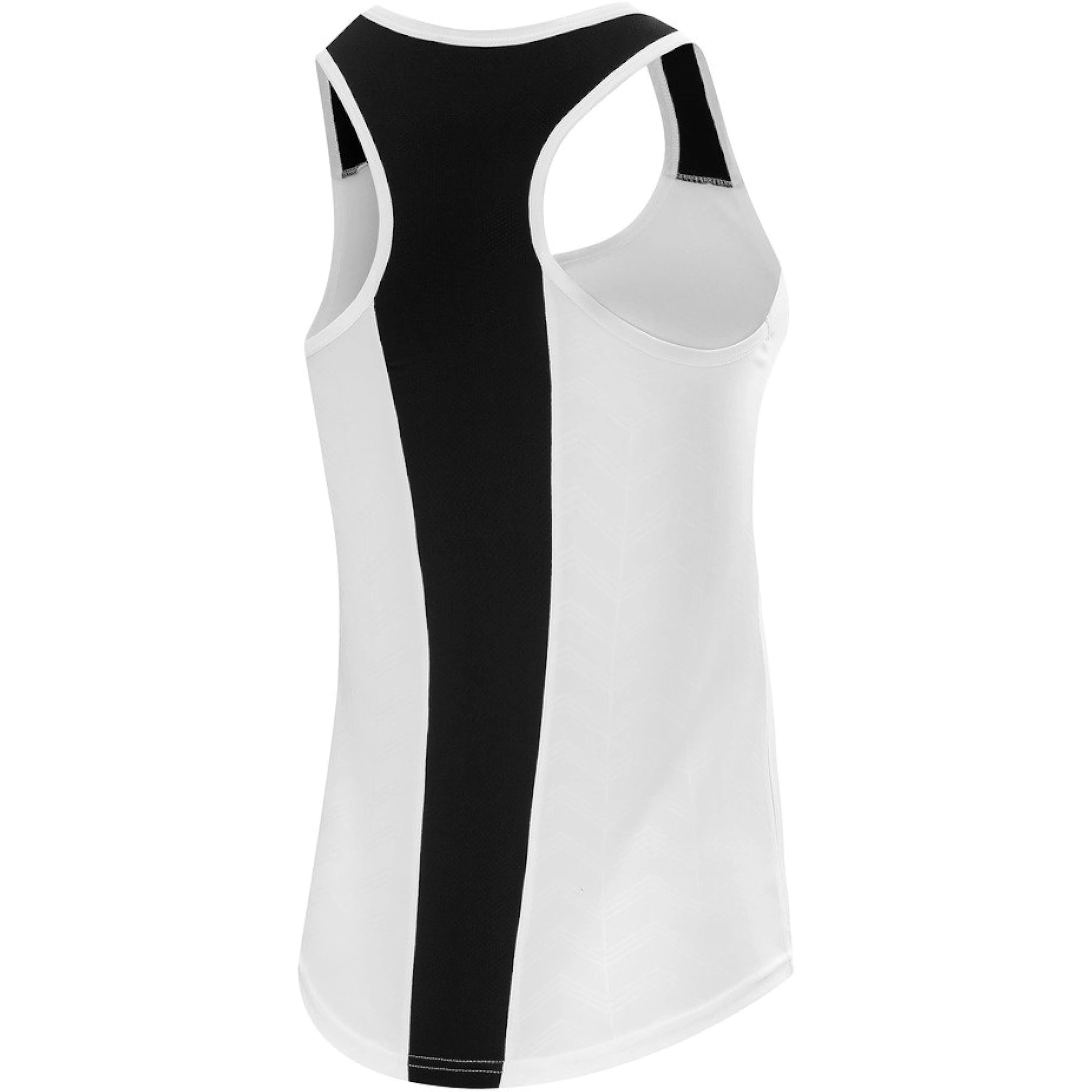 TCA Impulse Printed Racerback Womens Running Vest Tank Top - White