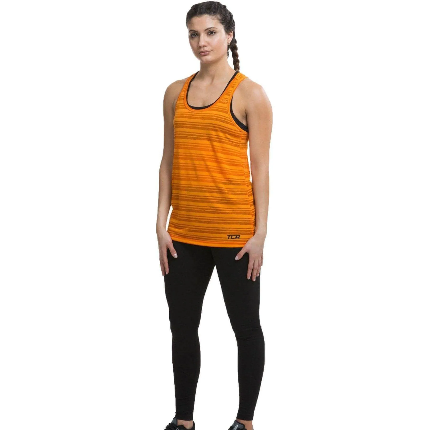 TCA Ultralite Womens Running Vest Tank Top - Orange