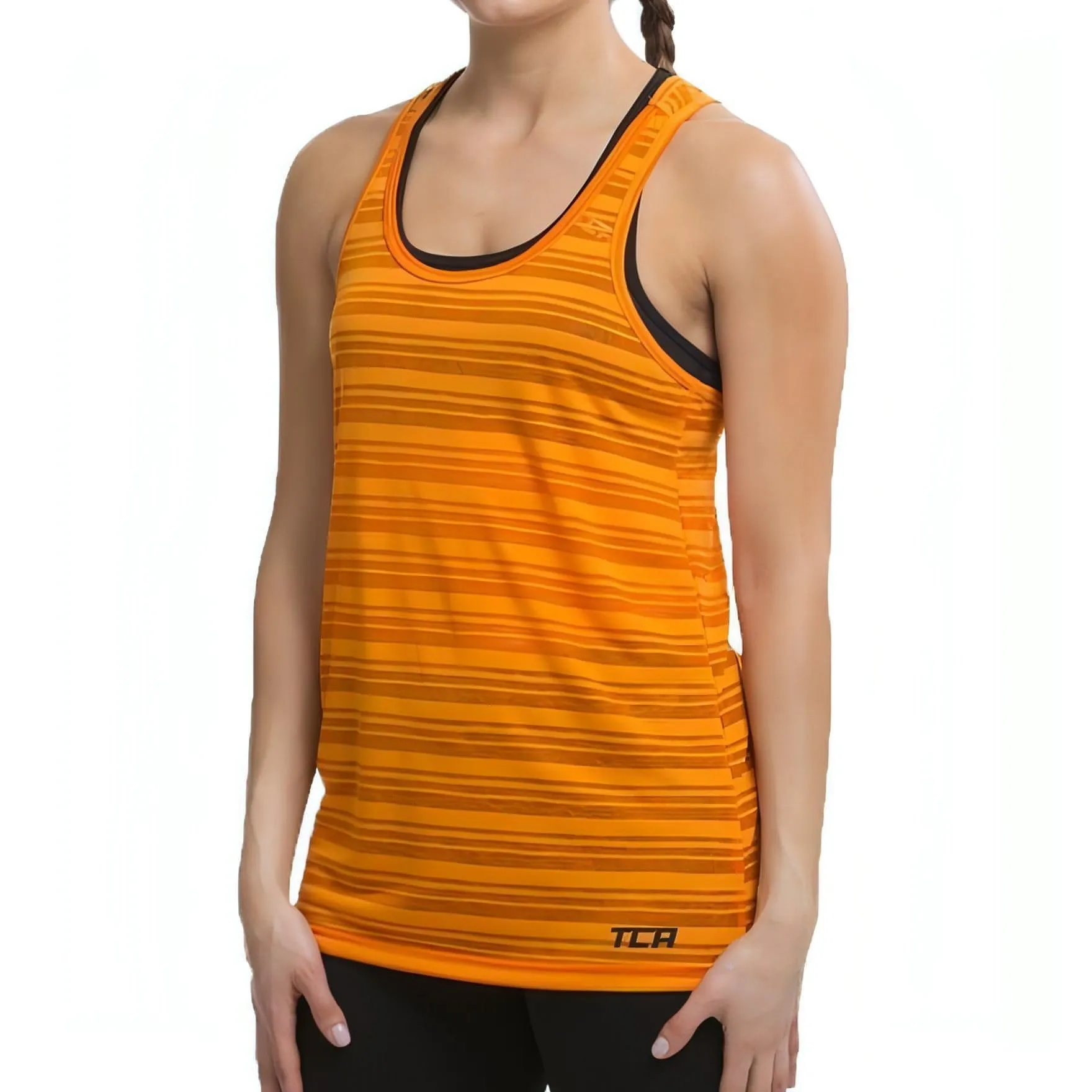 TCA Ultralite Womens Running Vest Tank Top - Orange