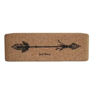 Twin Arrow Cork Yoga Block - wholesale