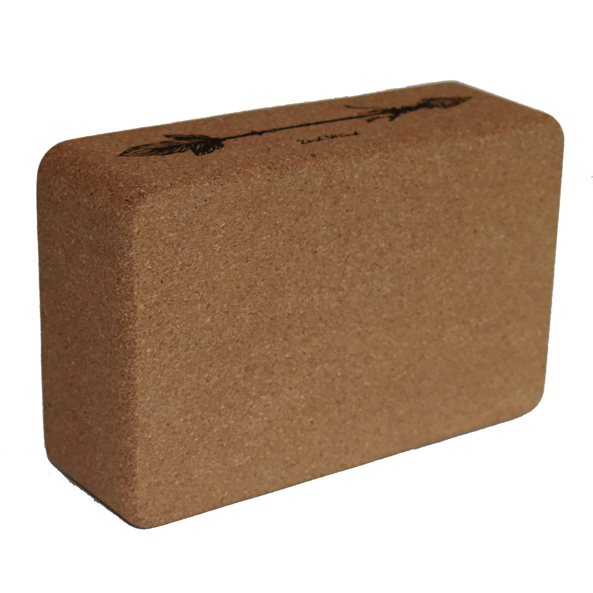 Twin Arrow Cork Yoga Block - wholesale