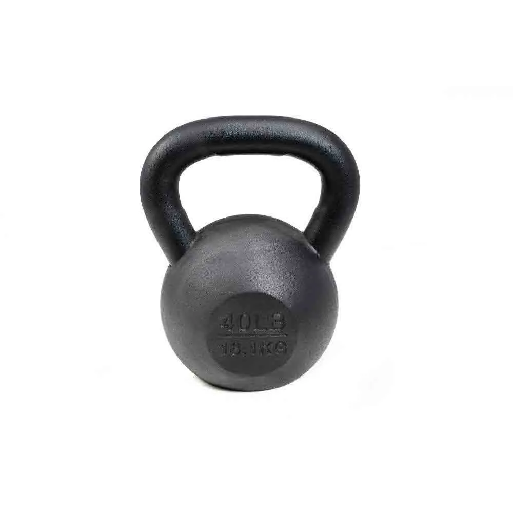 VTX 15 lb to 40 lb 4 Piece Cast Iron Kettlebell Set