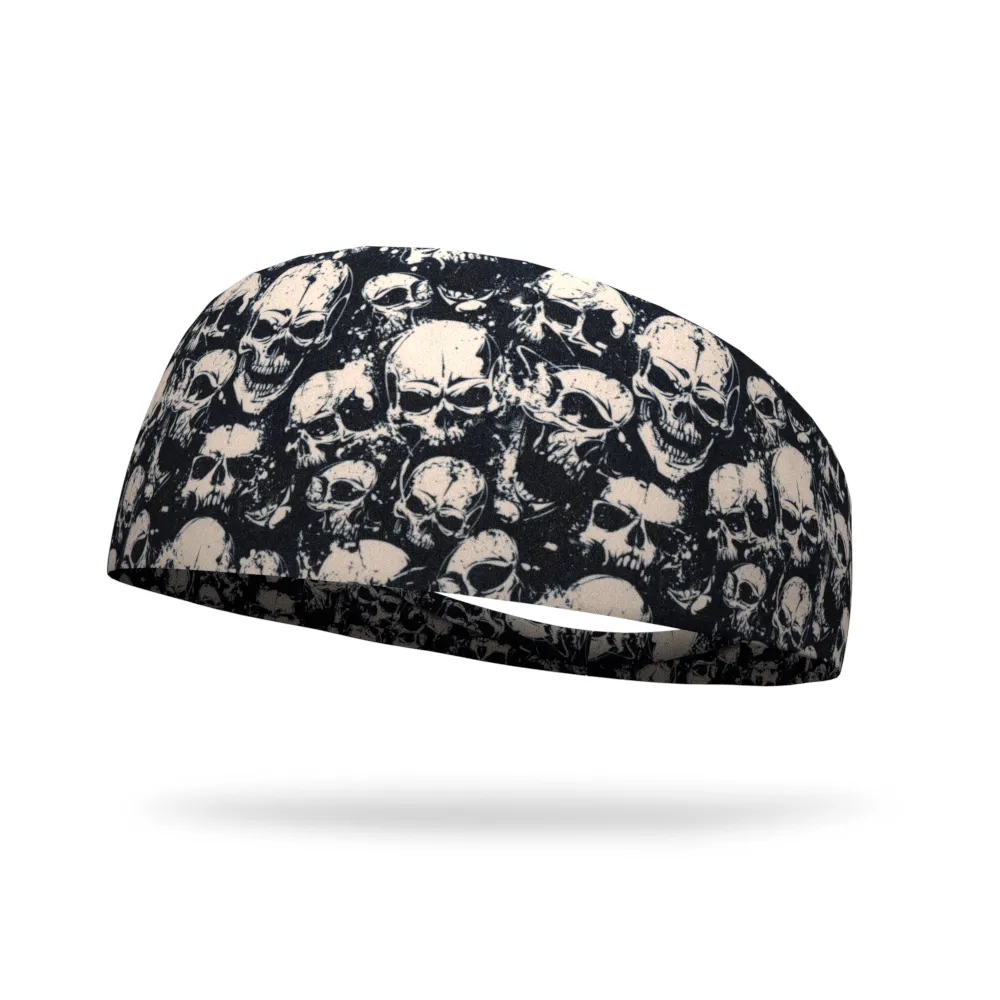 Zombie Skulls Wicking Headband